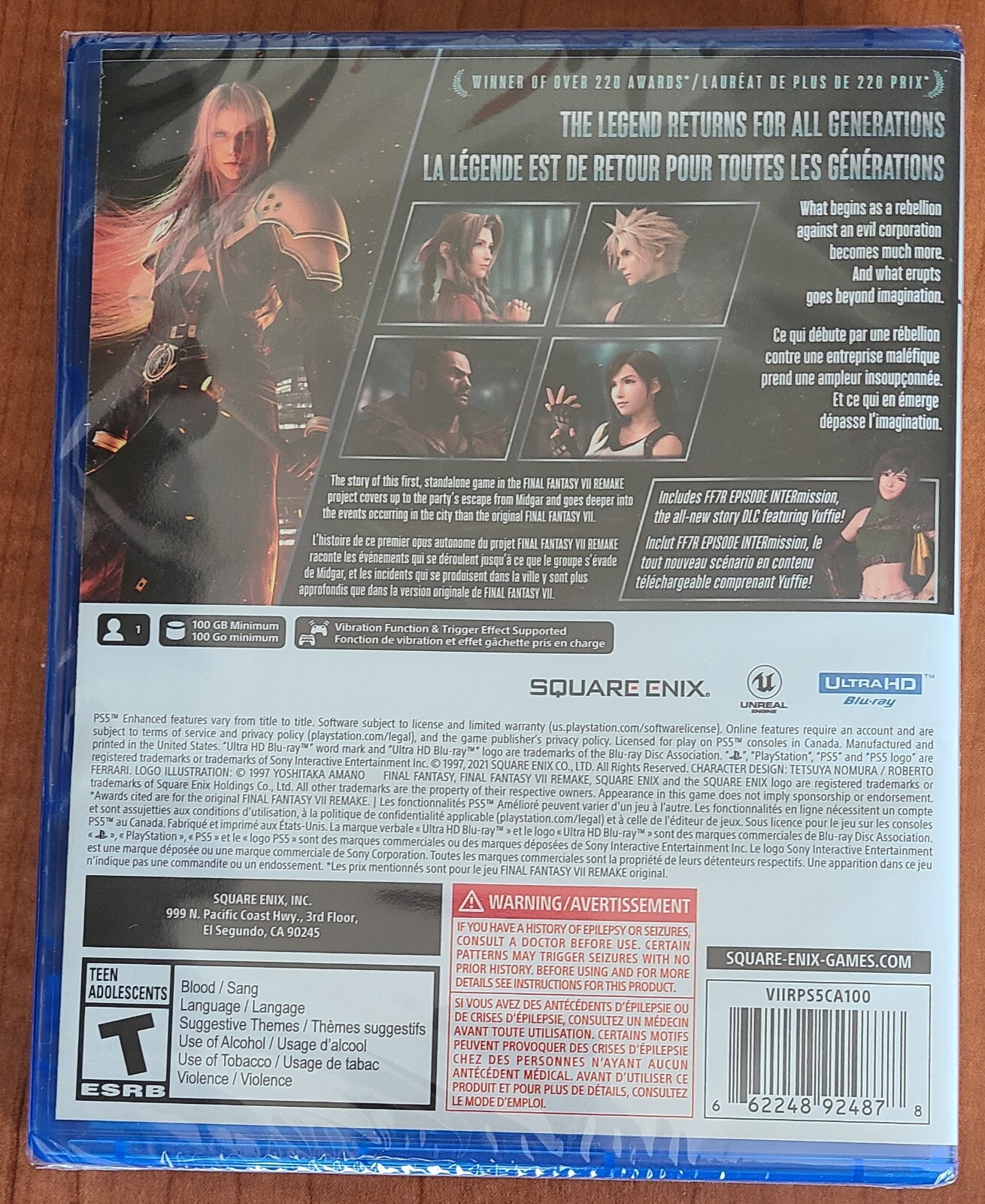 Final Fantasy VII Remake Intergrade – PlayStation 5 (PS5 – NEW)