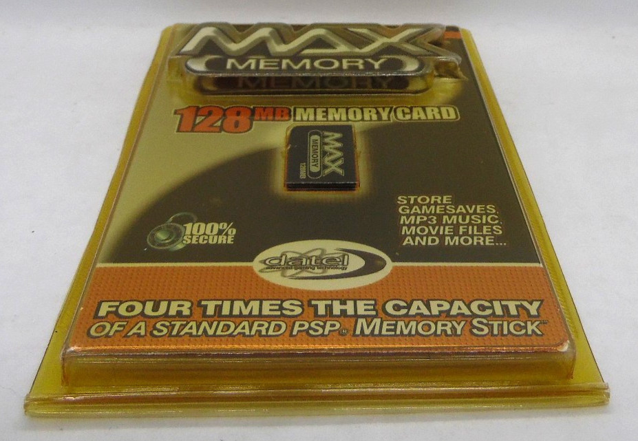 Max Memory PSP 128MB Memory Card Playstation Portable Pro Duo