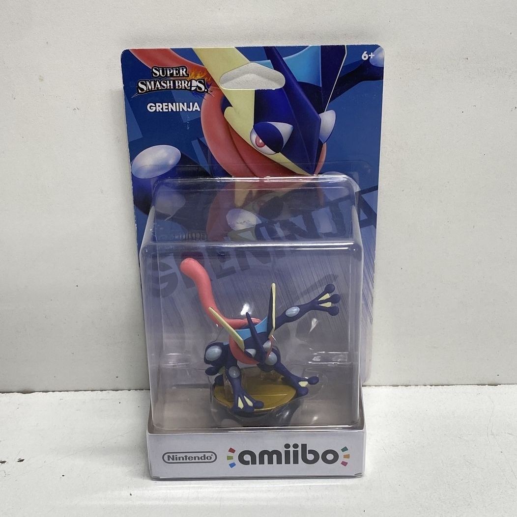Nintendo amiibo Super Smash Bros Greninja & Mewtwo Pokemon Figure Lot 2 Sealed