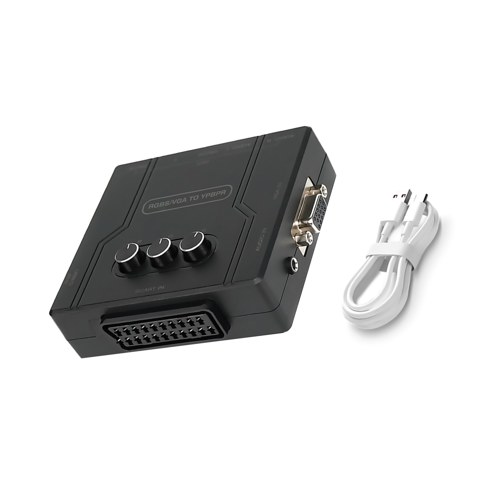 RGBS VGA to YPBPR Converter SCART to YPBPR For 480i 480p 576i 576p 720p 1080i A