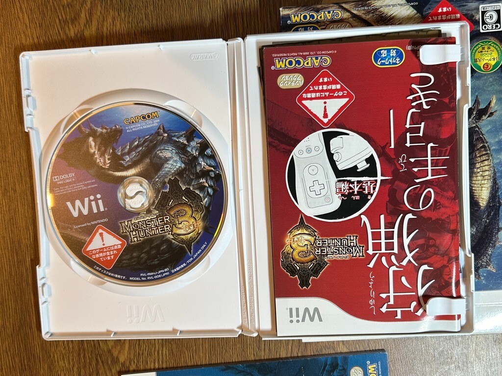 NINTENDO Wii NTSC-J JAPAN monster hunter 3 tri LIMITED