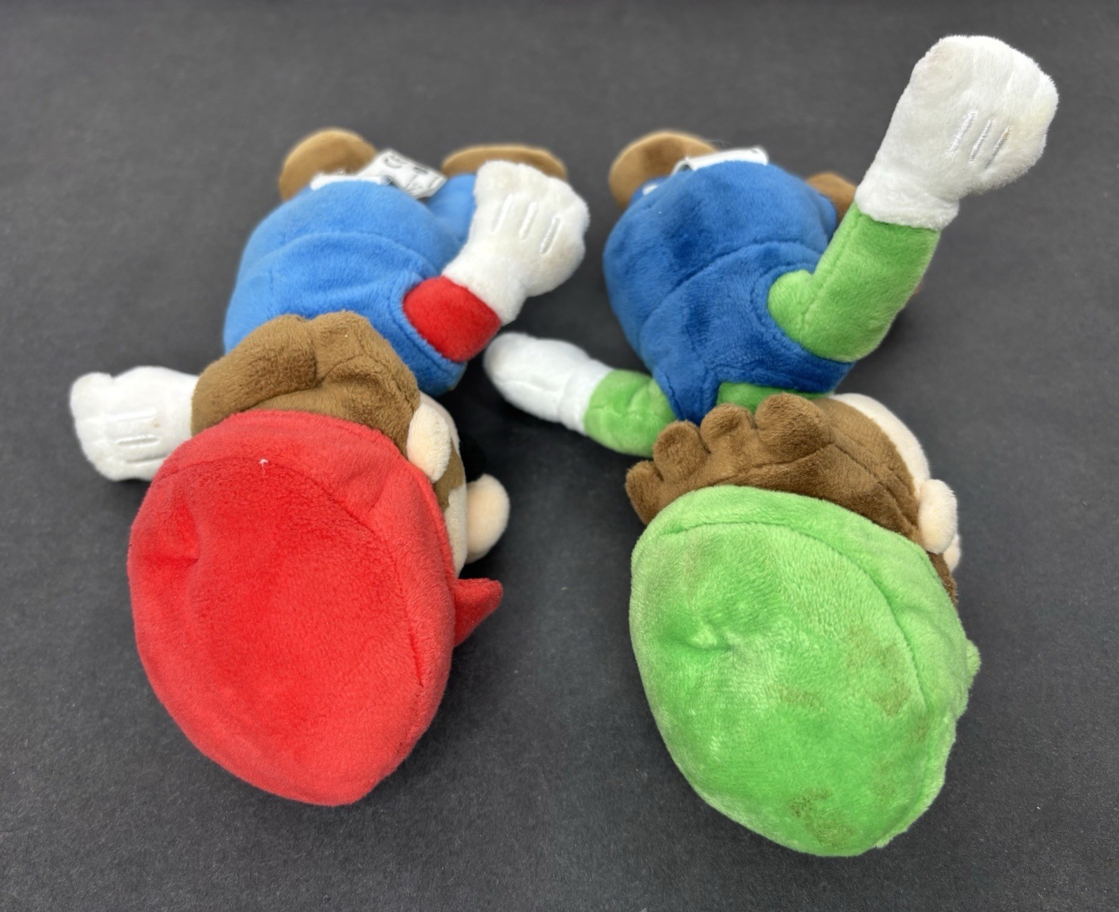 Nintendo Super Mario Bros Luigi Mario 9” Plush Doll Stuffed Toy 2010 Sanei
