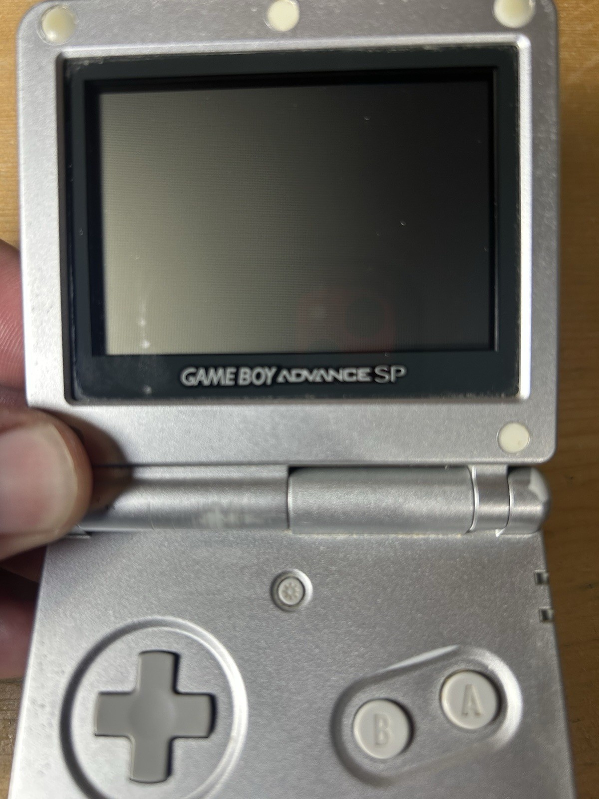 Nintendo Game Boy Advance SP Handheld Game Console AGS-001 Silver System Only