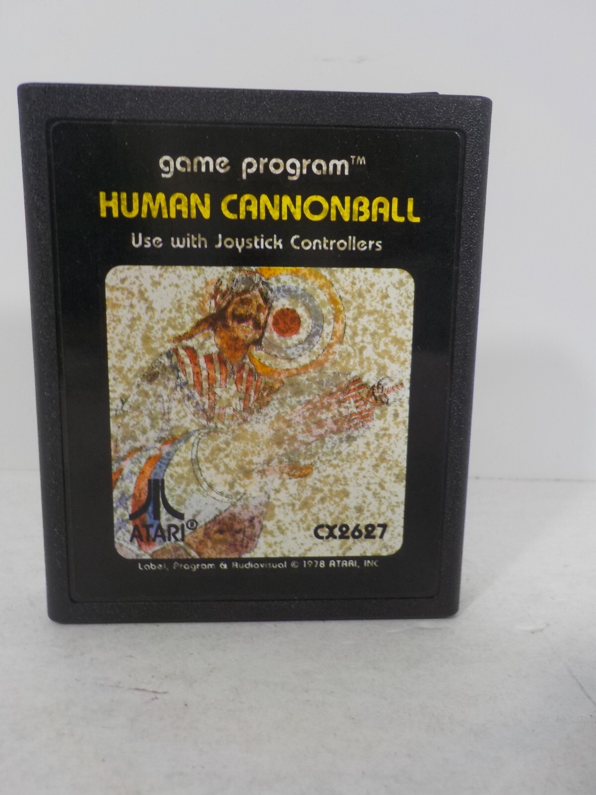 N A129 Atari 2600 Game w/ Manual Lot Combat & Human Cannonball