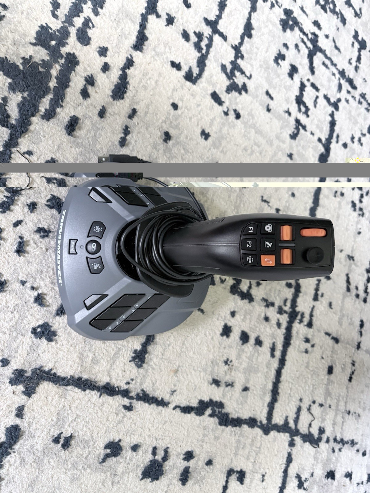 Thrustmaster SimTask FarmStick Wired USB Joystick Left/Right Hand PC Gray/Black
