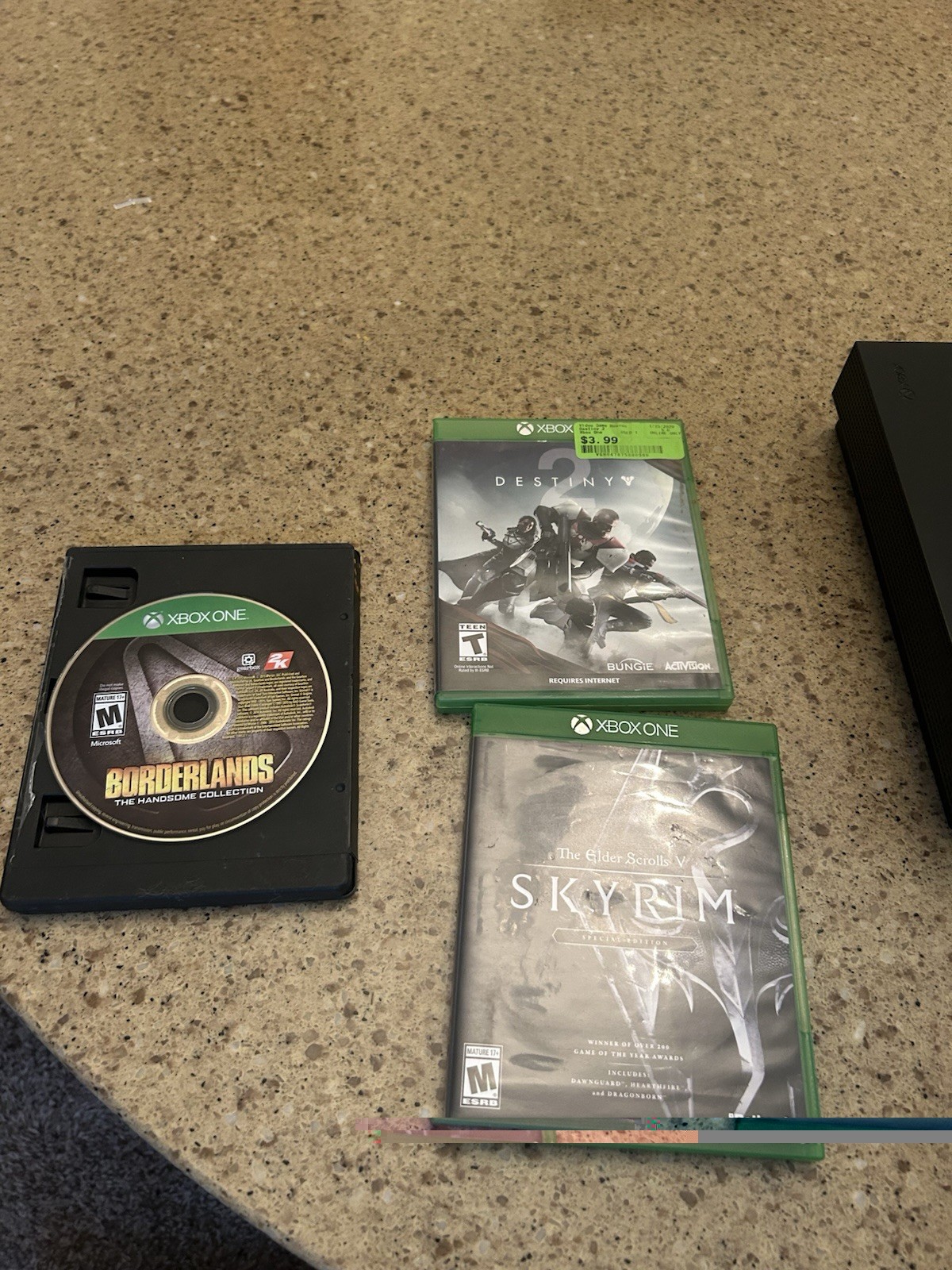 Xbox One X Console 1 TB w/ Controller, Power Cables & Games WORKING TESTED