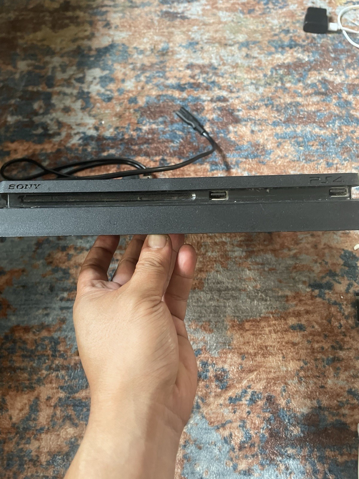 Sony PlayStation 4 Slim PS4 500GB Console System/Cord Only CUH-2015A WORKS