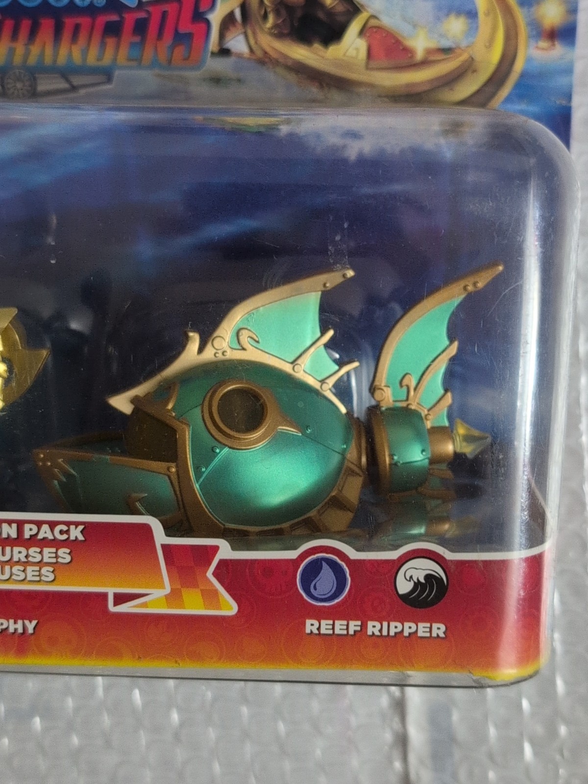 Skylander Superchargers Sea Racing Action Pack Gill Grunt Reef Ripper Sea Trophy