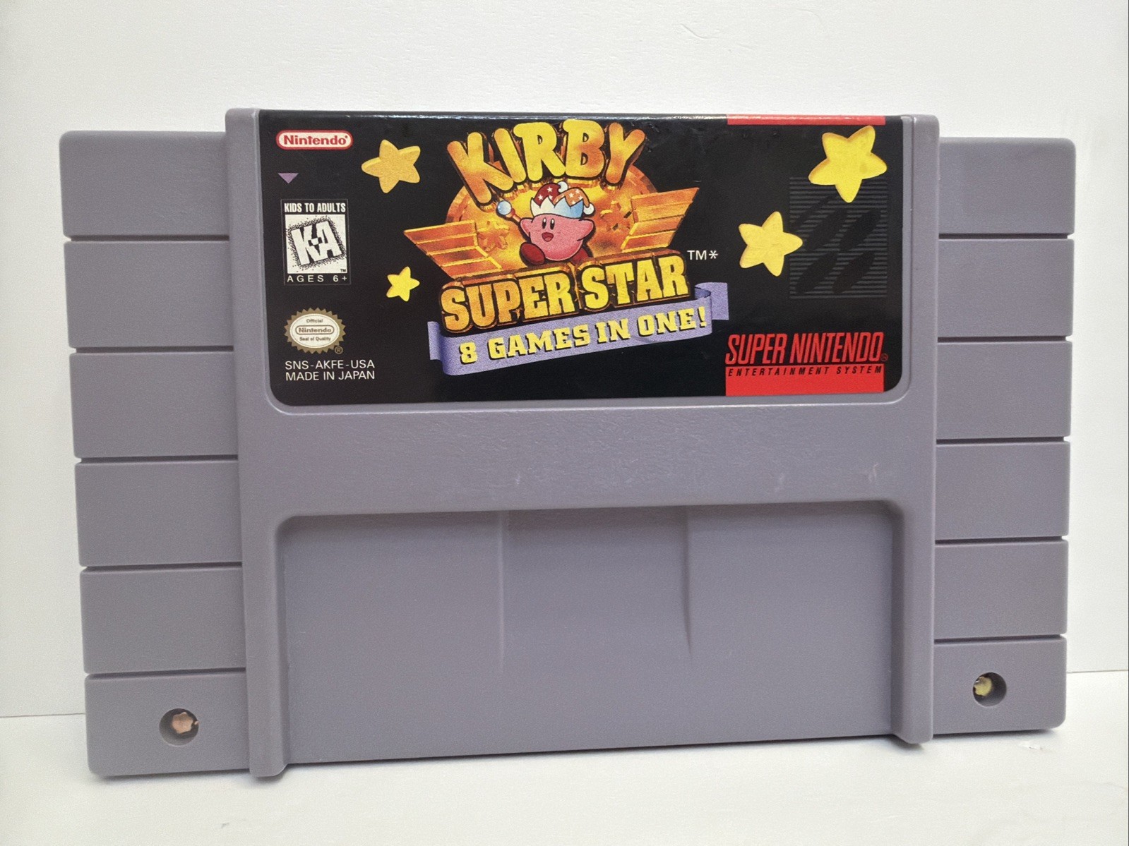 Kirby Super Star Super Nintendo Game SNES Authentic Tested VGC!