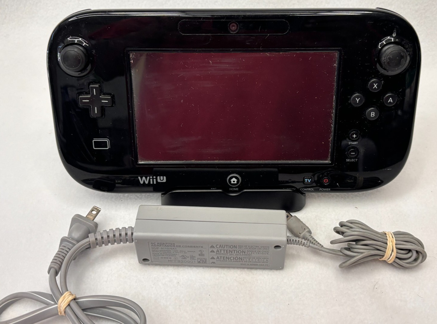 Nintendo Official Wii U Gamepad ONLY OEM Genuine WUP-010 Black