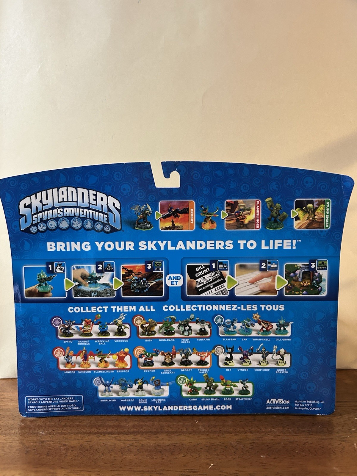 Skylanders Spyro’s Adventure Sealed 3-Pack Drobot Flameslinger 2011 – BRAND NEW
