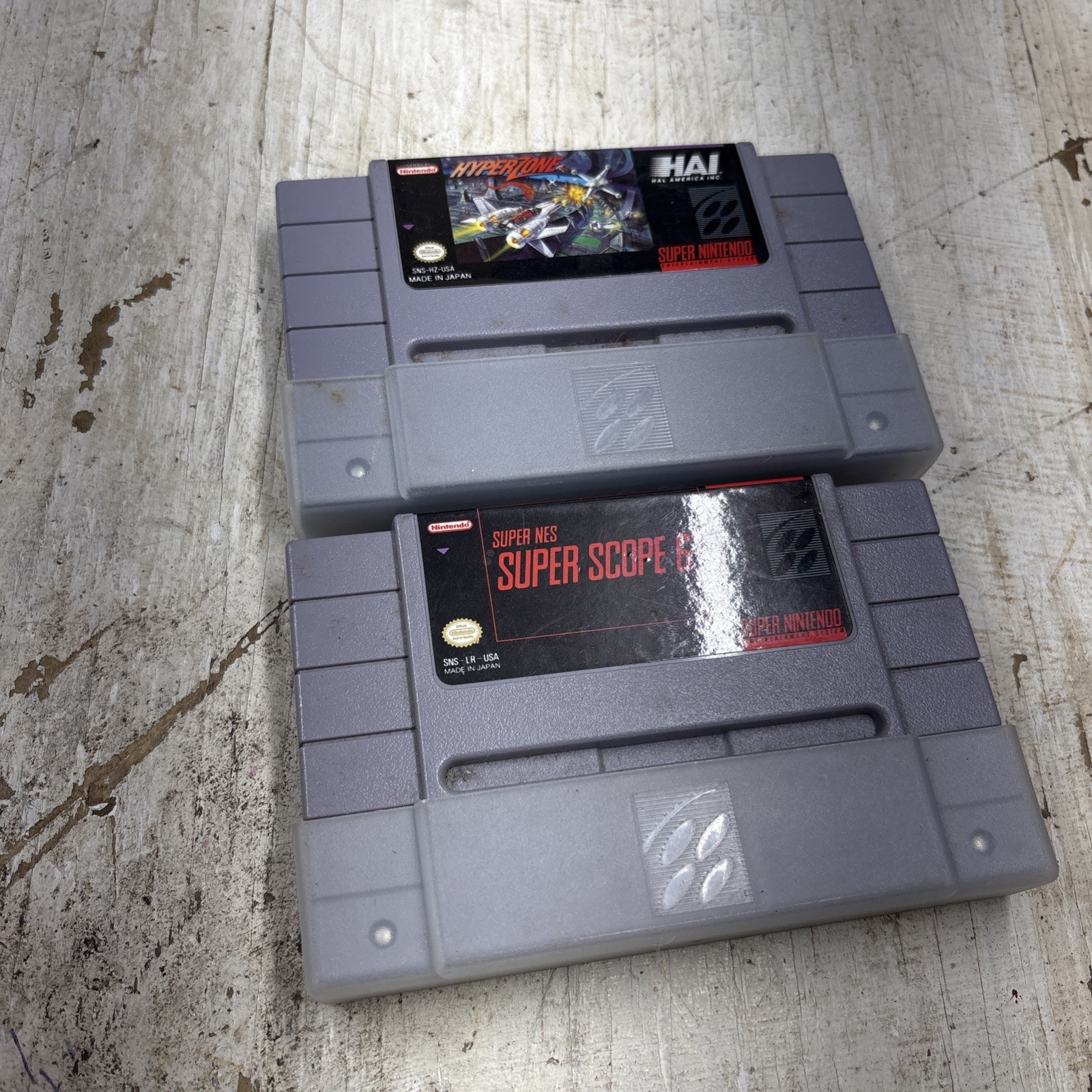 HyperZone Super Nintendo & Super Scope 6 Snes Game Cartridge With Cover