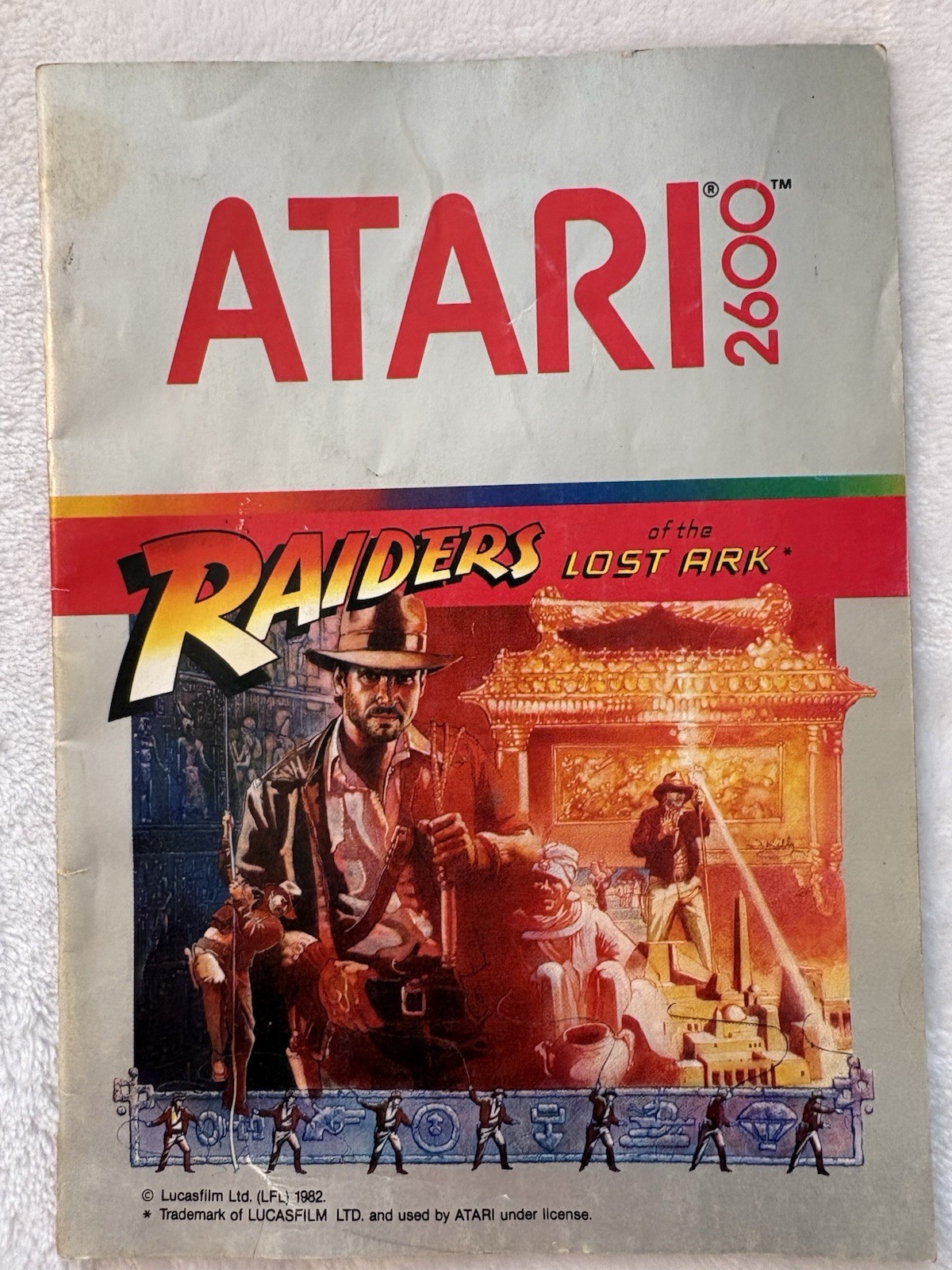 TESTED Raiders of the Lost Ark W/Manual VGC Atari 2600, 1982- Video