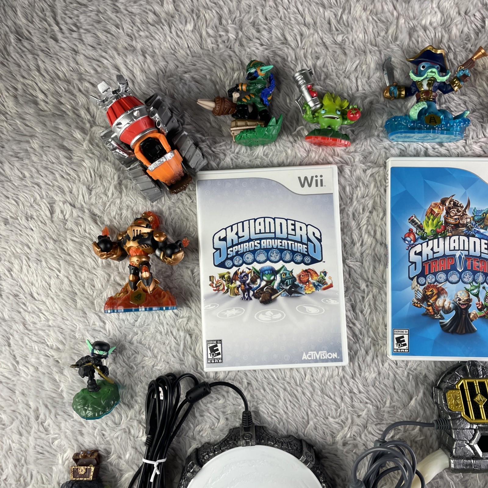 Skylanders Wii Lot Games Portals Figures Trap Team SuperChargers Spyros Adventur