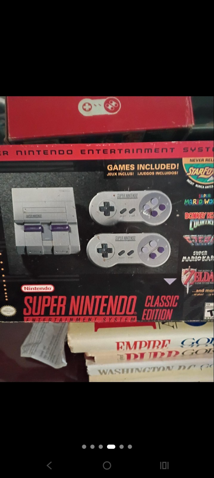 Nintendo Super NES Classic Edition SNES Mini Console 2 Controllers HDMI 720p