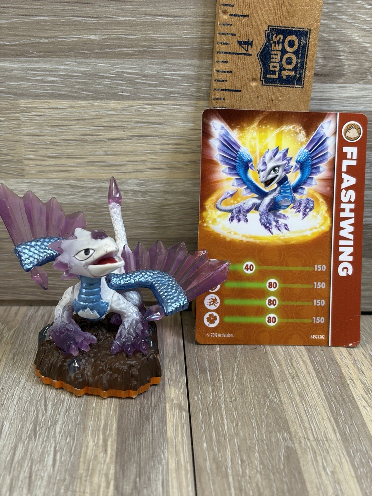 Skylanders Giants Figure – Flashwing (Orange Base) W/Card