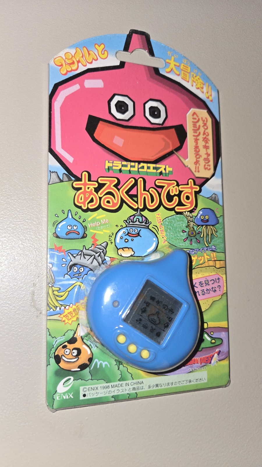 Dragon Quest Arukundesu Virtual Pet Slime Pedometer LCD LSI ENIX Japan