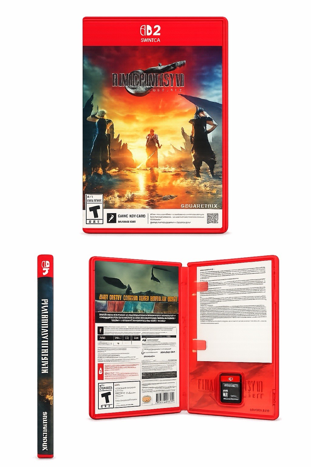 *NO PROMO CARD* NEW Final Fantasy VII Rebirth FF7 – Nintendo Switch 2 game only