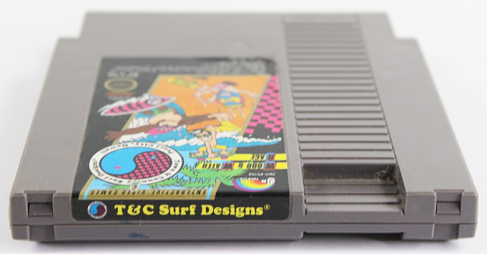 NINTENDO NES Entertainment T & C SURF DESIGNS game Tested Working 1987 LJN Toys