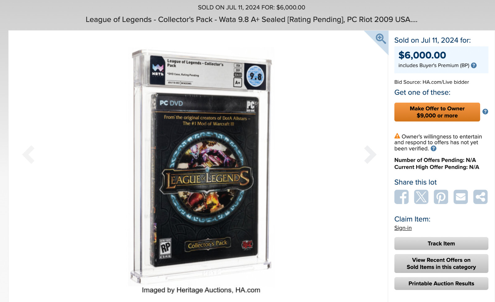 Uncharted 2: Among Thieves PS3 Sealed🤐RP [Rating PENDING]👀Unfathomably RARE💎