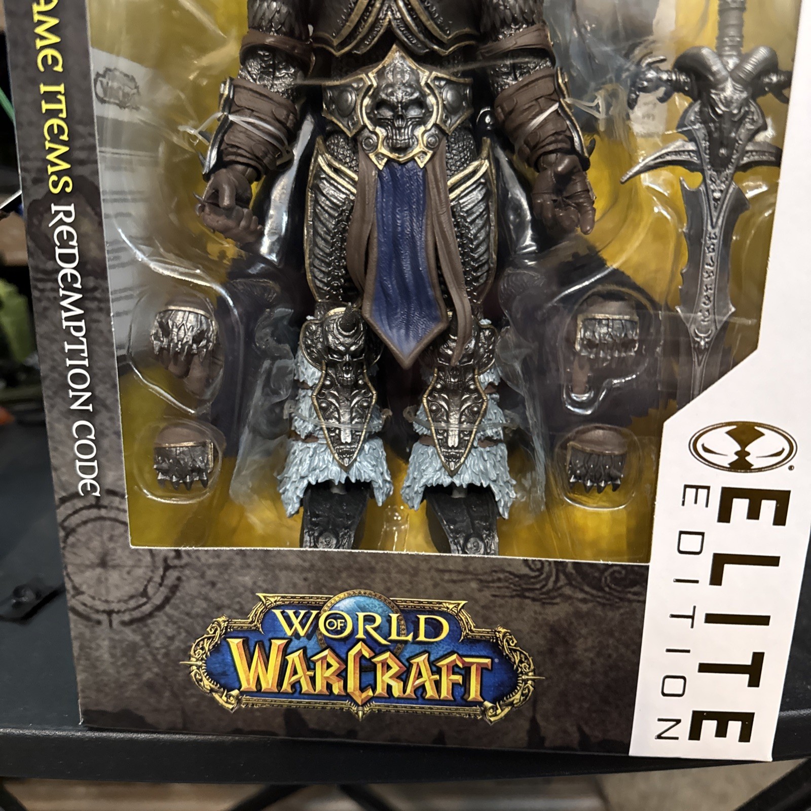 McFarlane The Lich King Elite Edition World of Warcraft Figure New In Hand