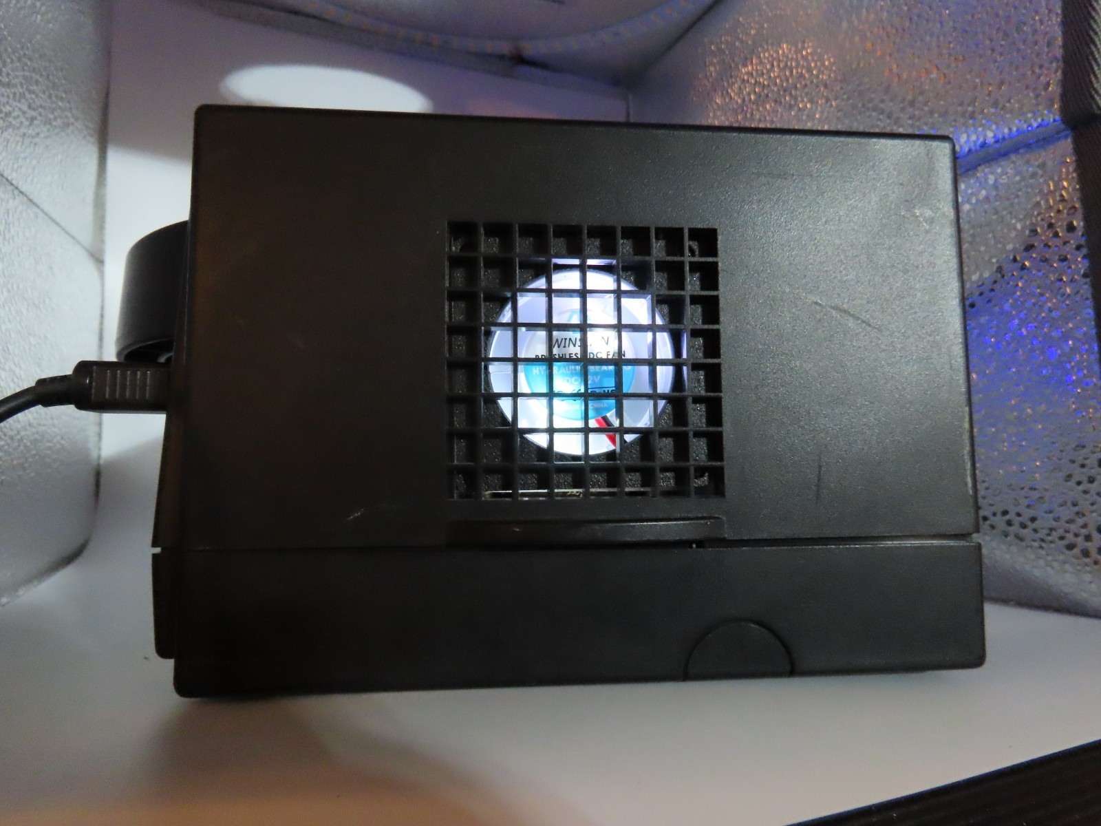 Nintendo GameCube Fan Assembly color changing multi colored light mod DEMO VIDEO