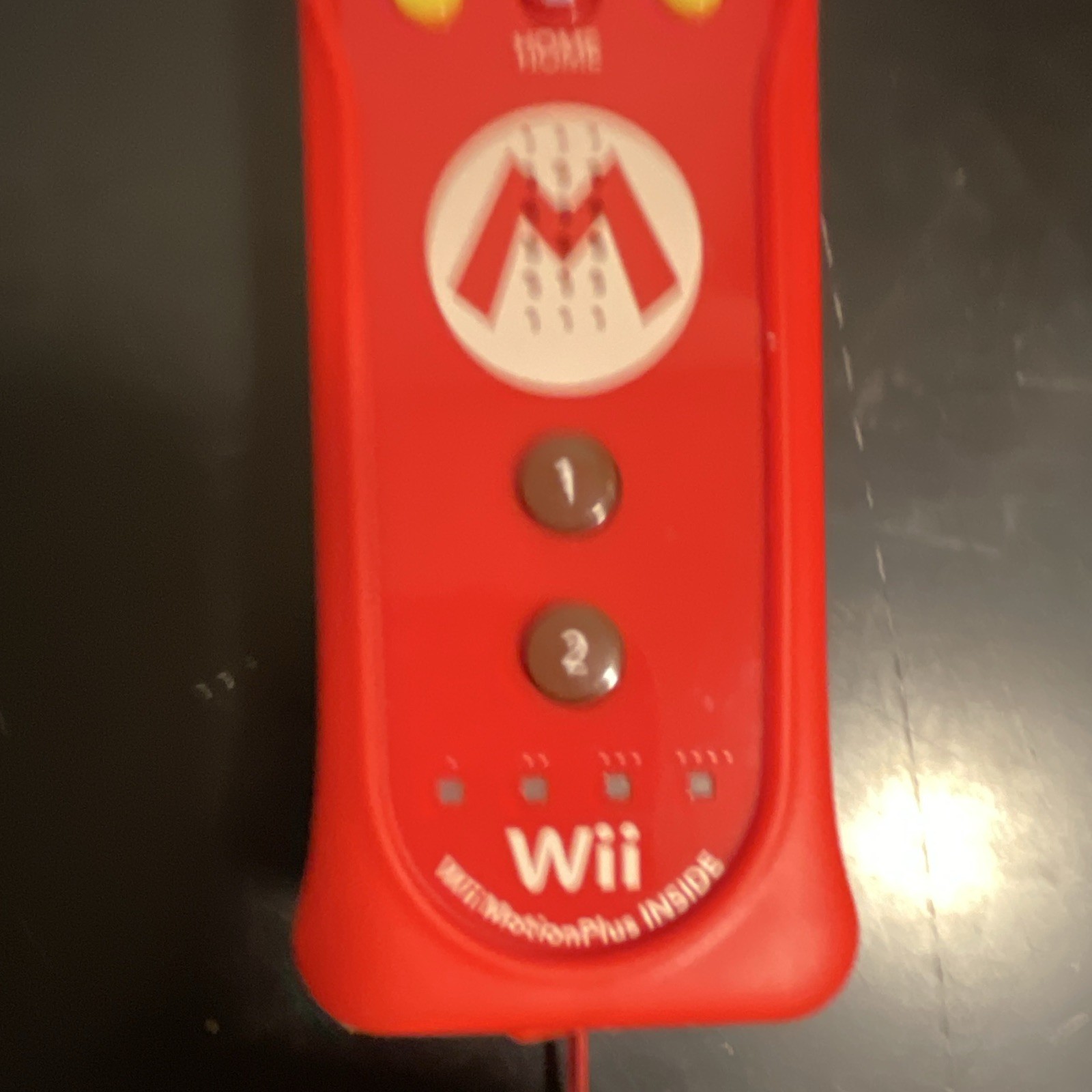 Nintendo Wii Remote Plus Motion Controller Red/Blue Mario 10/10! T&W