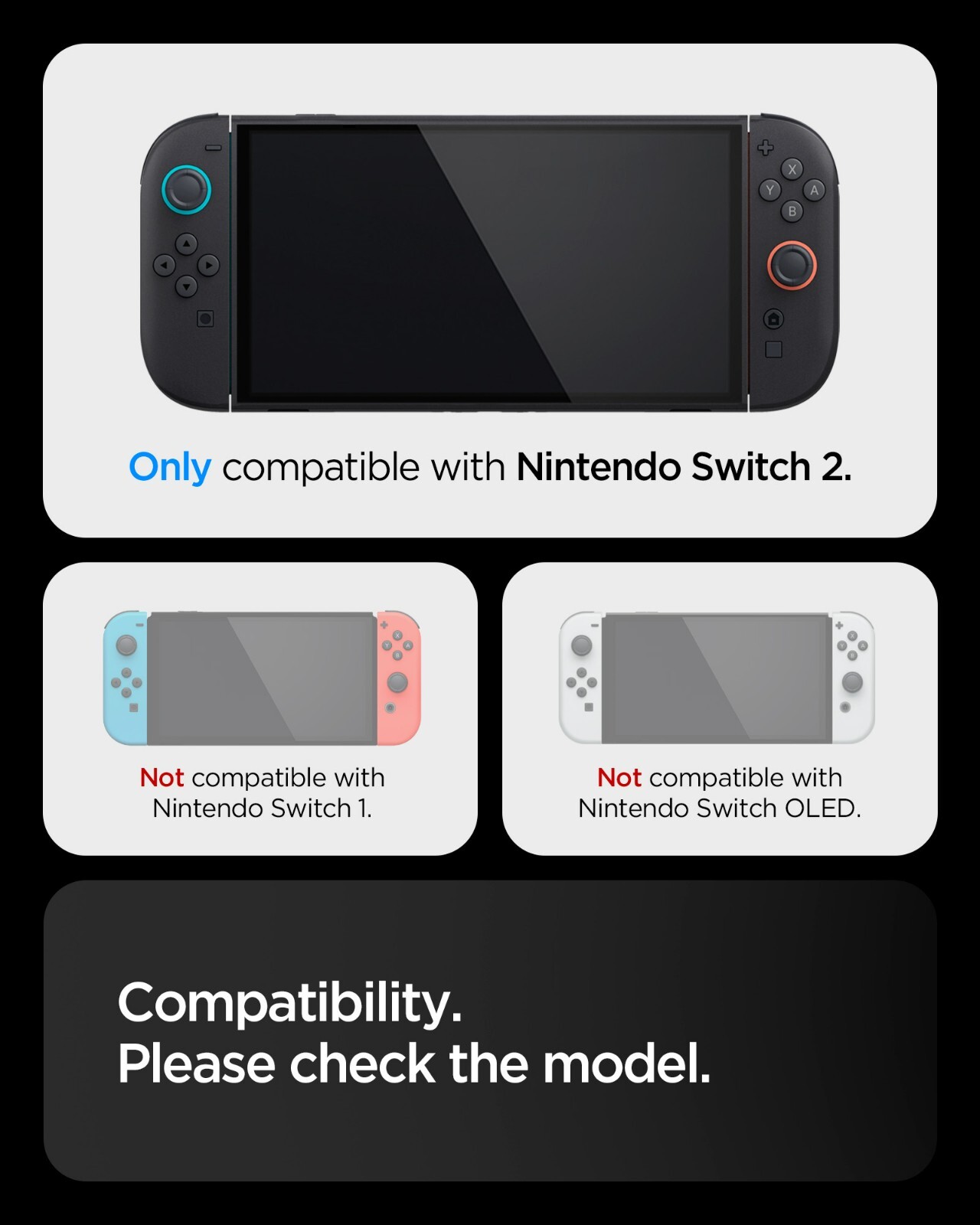 For Nintendo Switch 2 | Spigen Dual Grip Case with Enhanced Grip