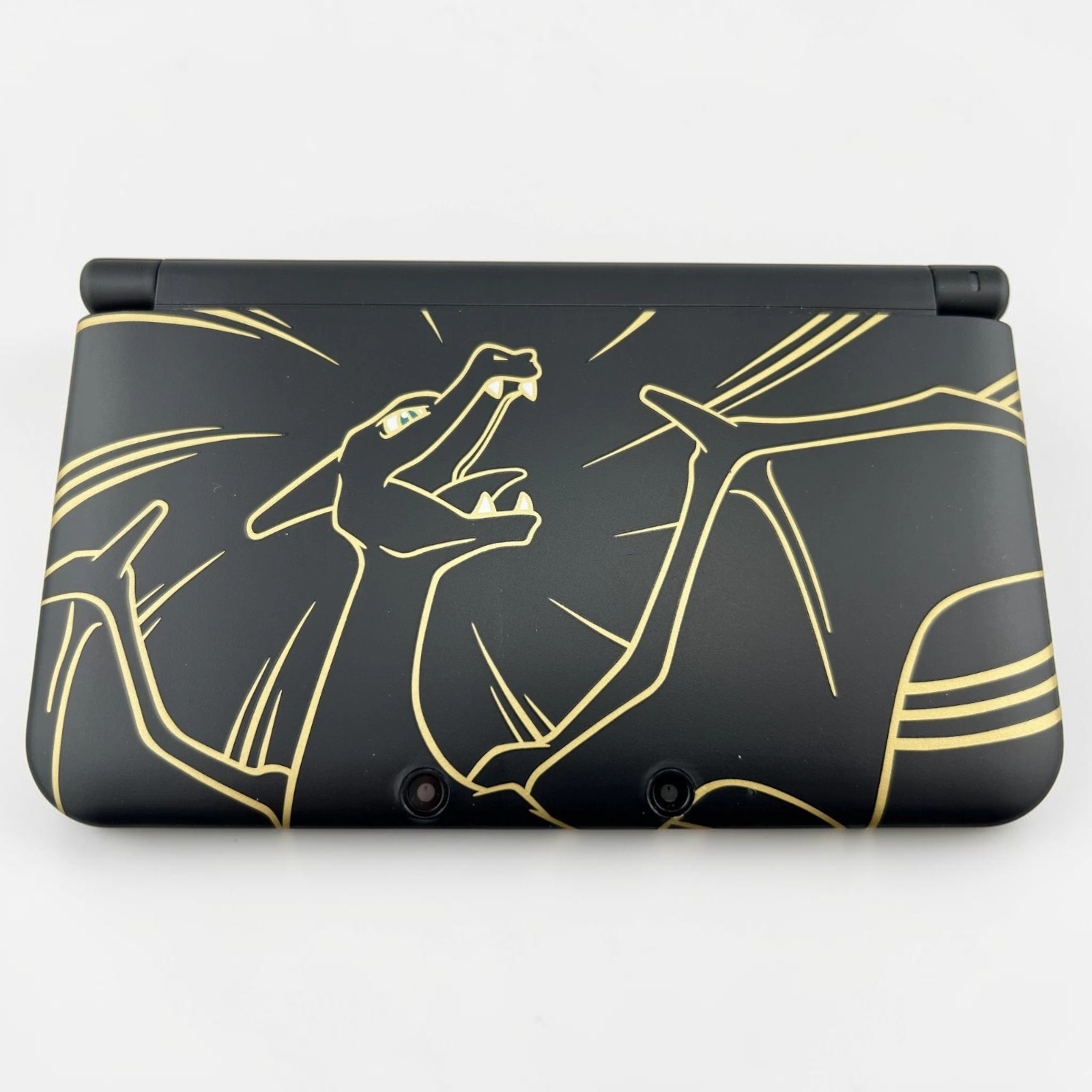 Charizard Nintendo 3DS XL Pokemon Black/Gold Edition With Charger, US Seller