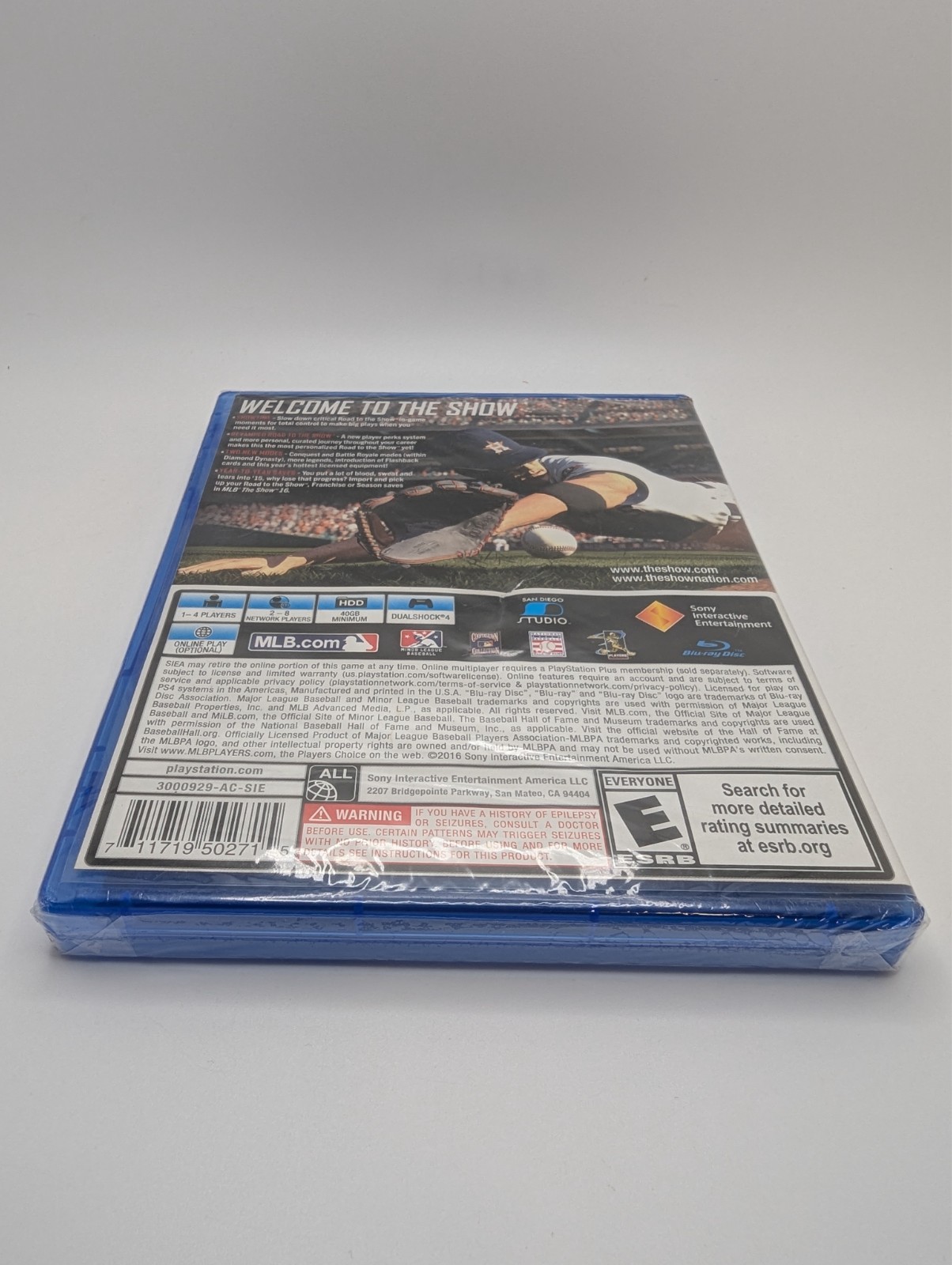 MLB The Show 16 PS4 Sealed/New, Does Have Loose Disc Inside