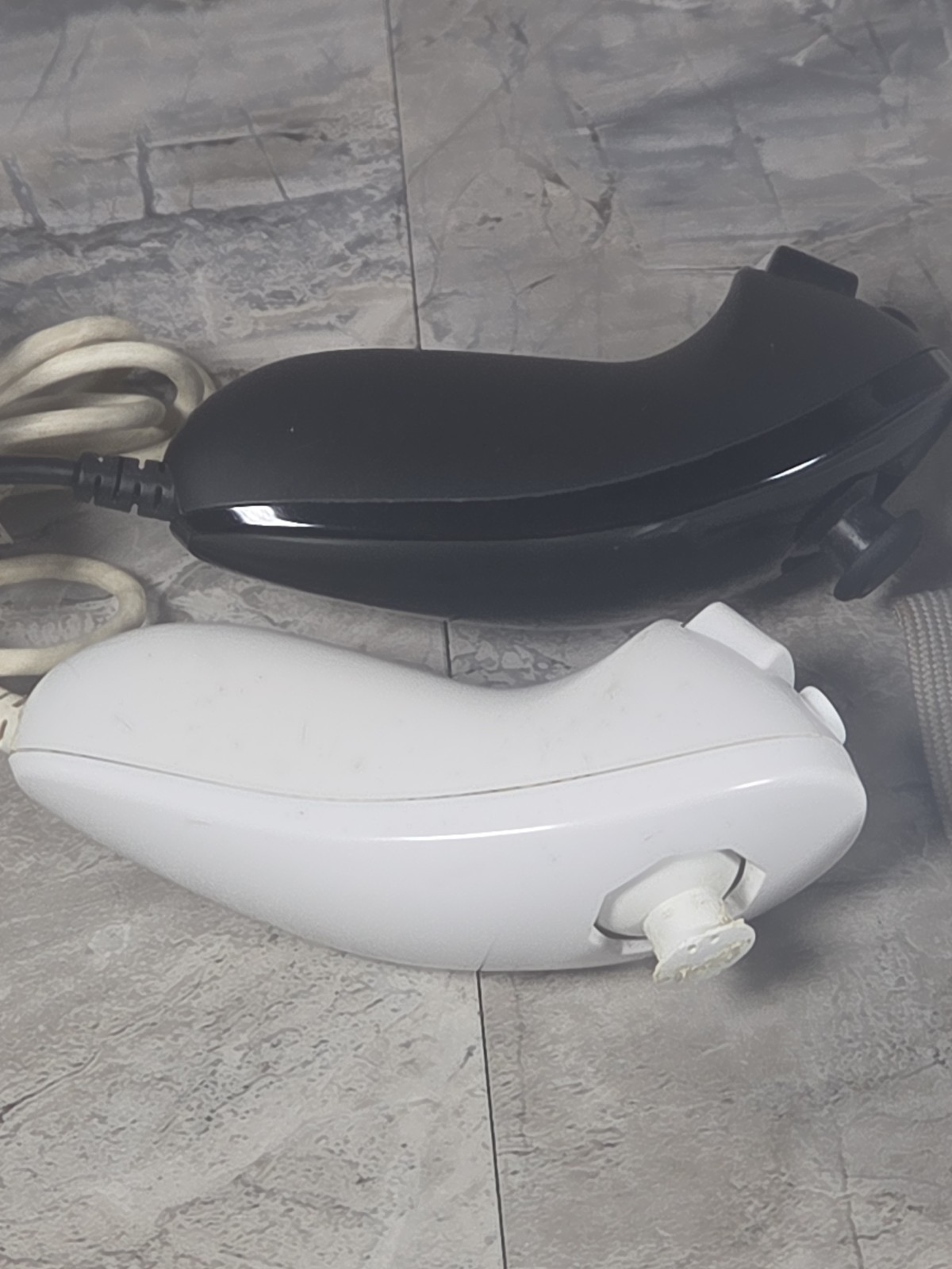 Game Cube Wii Nintendo Controllers Purple White Black Lot Random (5) Not Tested