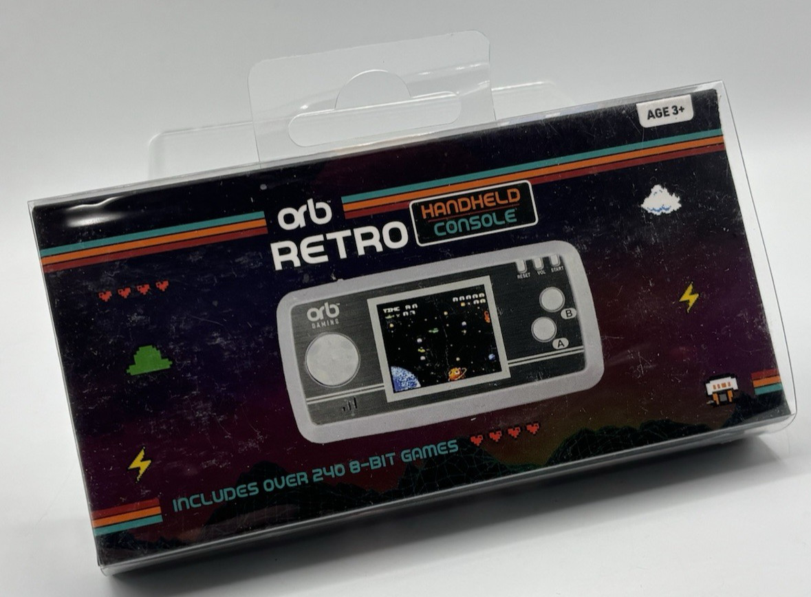 orb Retro Handheld Console (v2) 240 Built-in Games Mod. OR-RETHC2 New & Sealed_