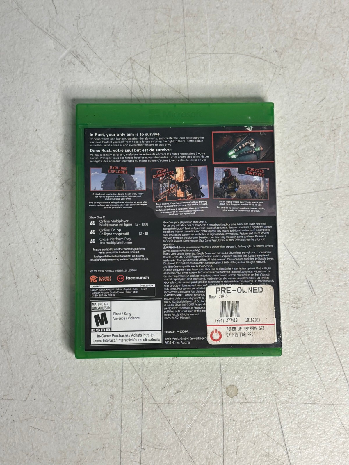 Rust Console Edition (Xbox One, 2021)
