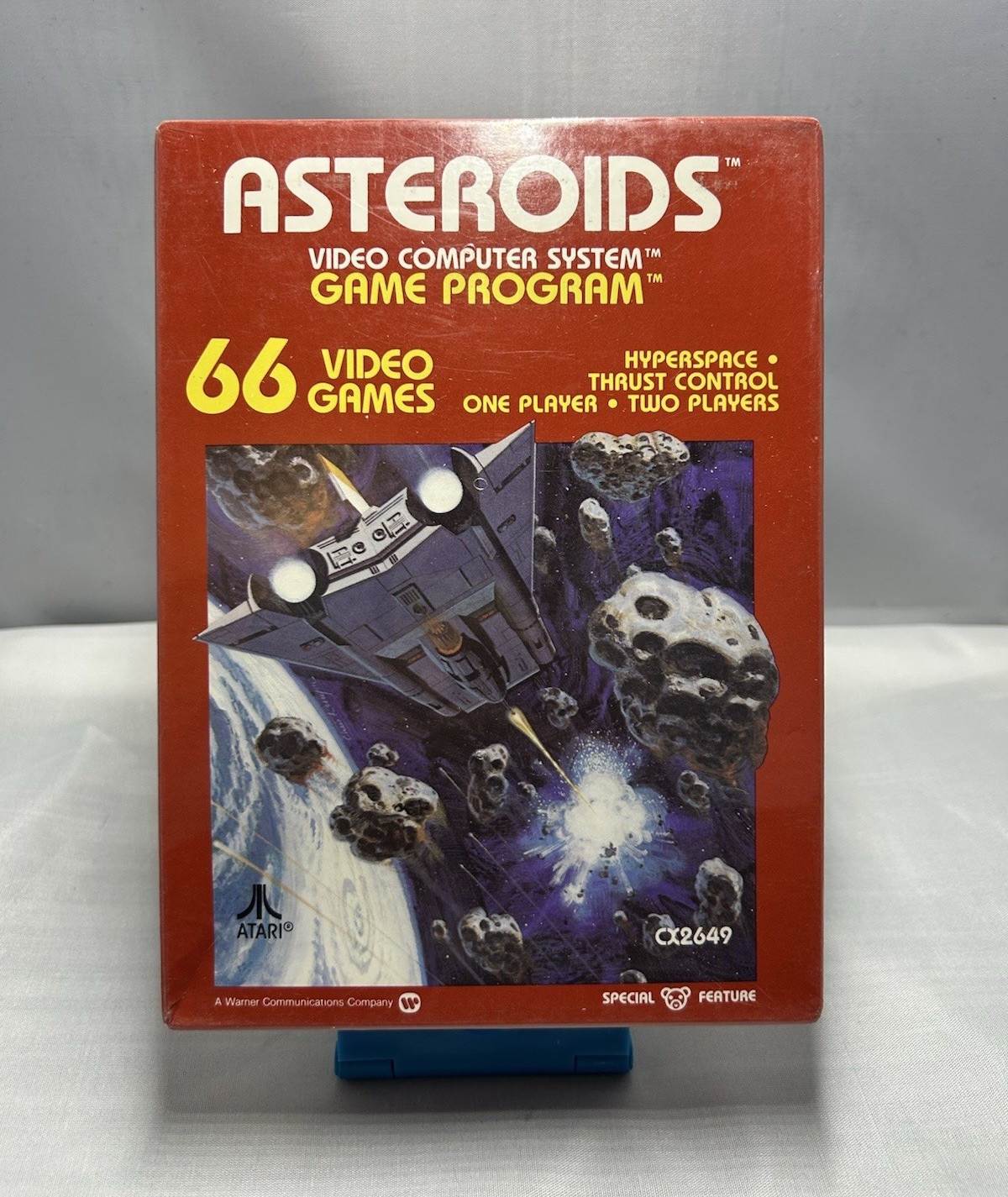 Atari Asteroids Atari 2600 1981 Shooter Game Cartridge CXL4029