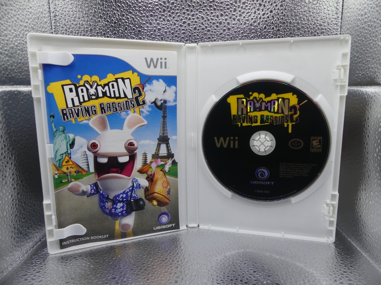 Nintendo Wii Rayman Raving Rabbids 2 Tested Working Manual 2007 E10+ Video Game