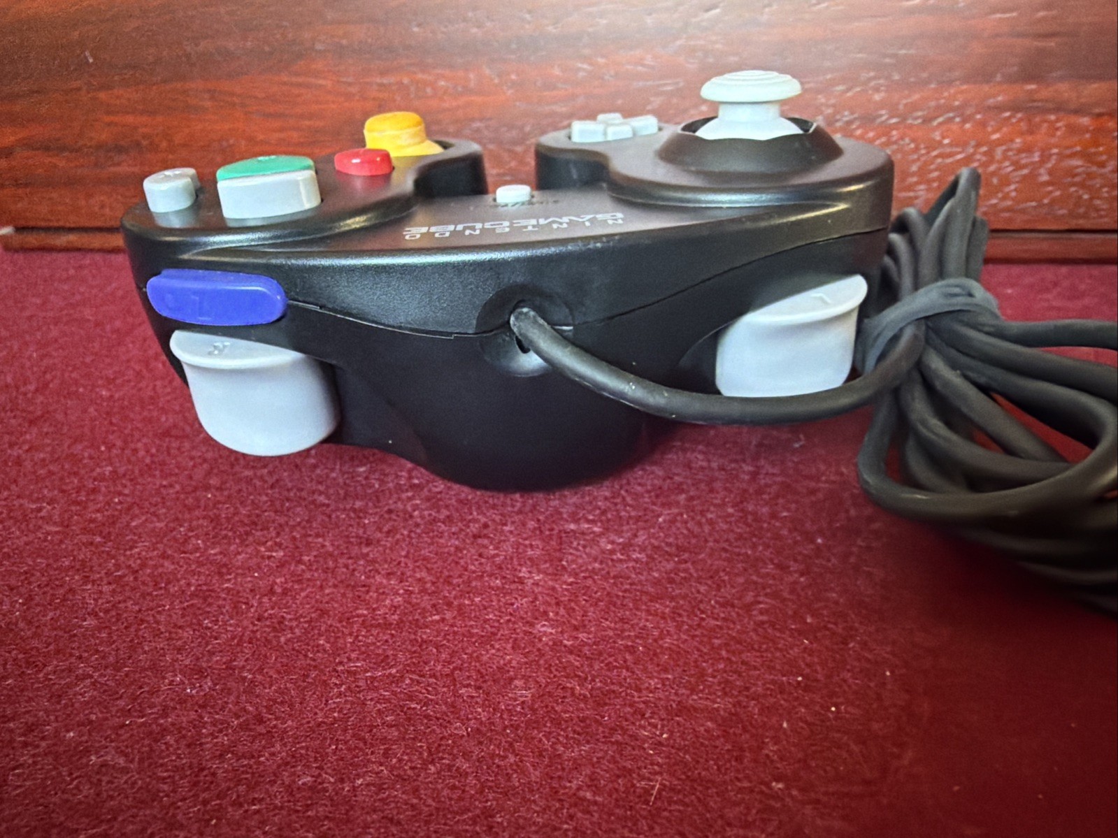 Nintendo GameCube Controller Black, OEM Cleaned Tested And Works
