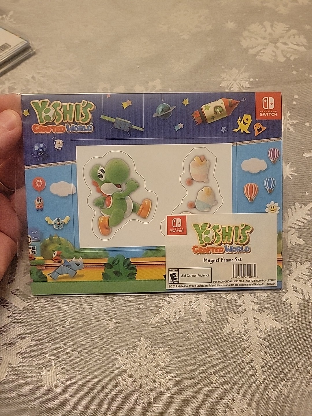 Yoshi’s Crafted World Exclusive Magnet Frame Set Nintendo Switch Mario