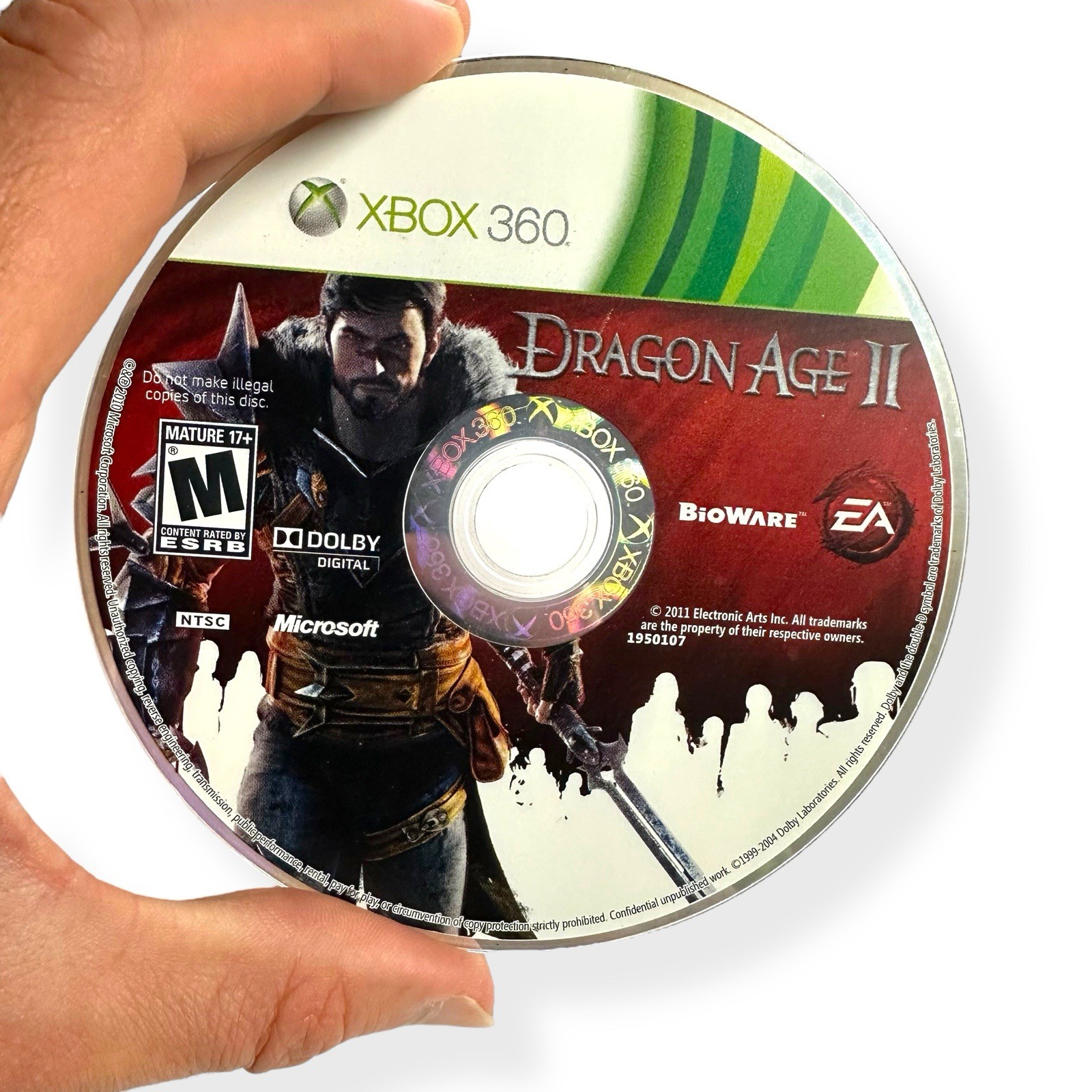 Dragon Age II (Microsoft Xbox 360, 2011) DISC ONLY