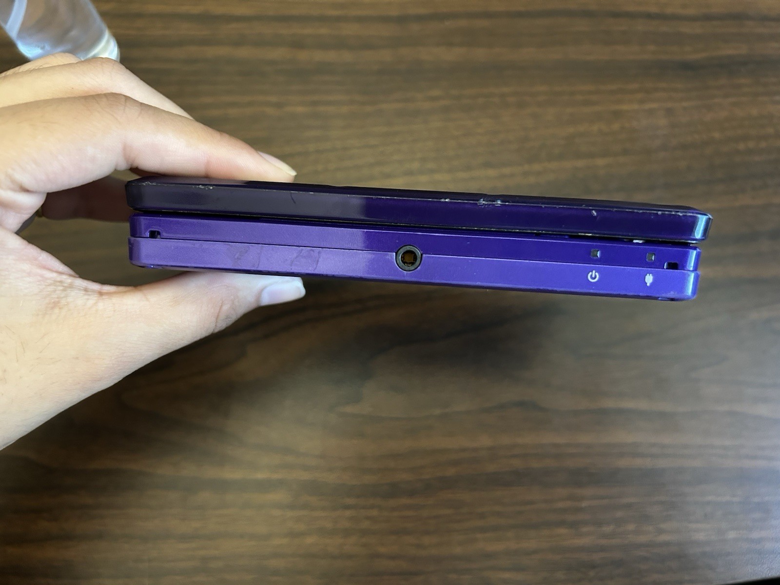 USA VERSION Nintendo 3DS Handheld System tested/working-midnight purple (B)