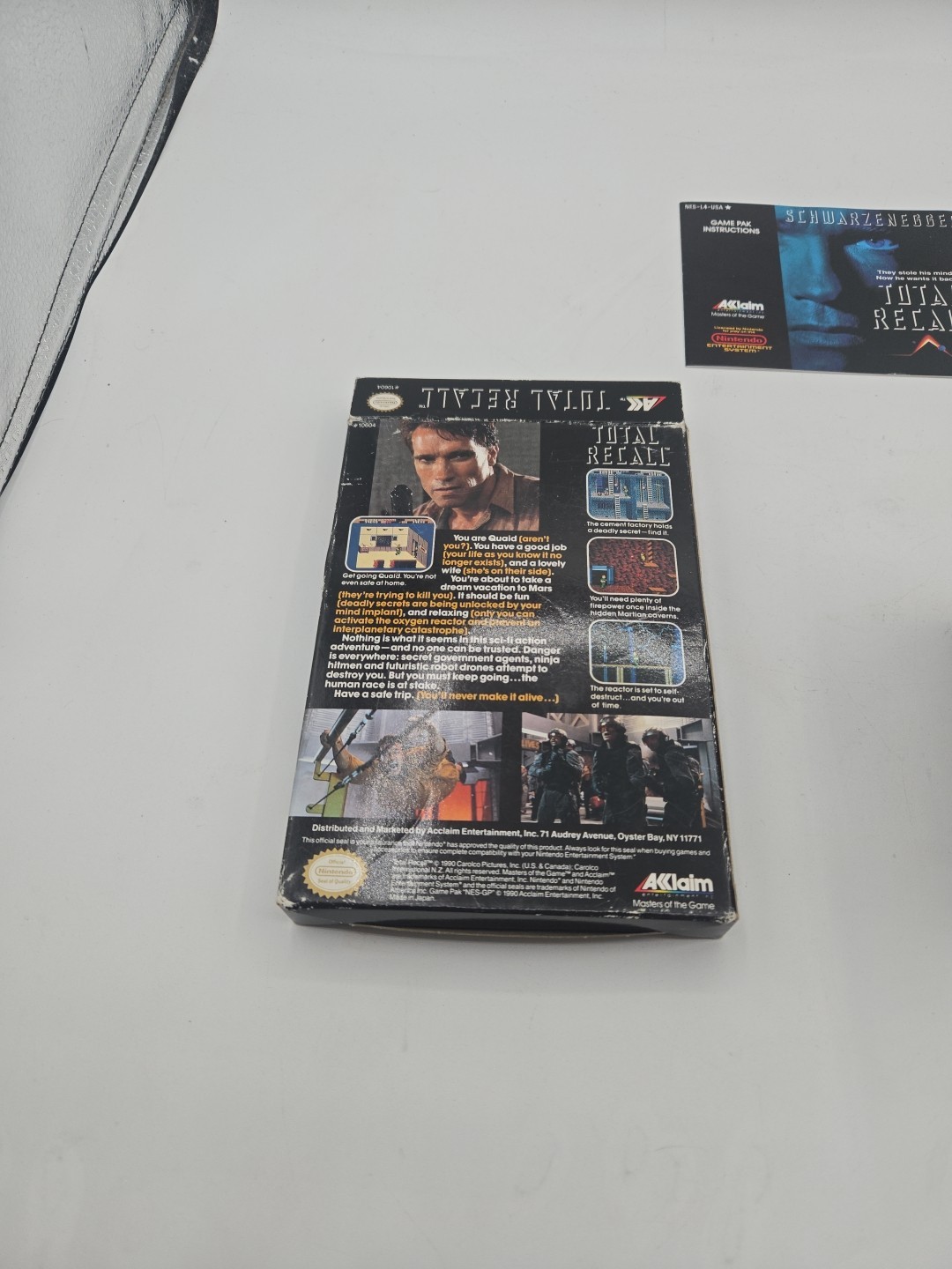Total Recall (Nintendo Entertainment System, NES, 1990) Akklaim CIB & Tested