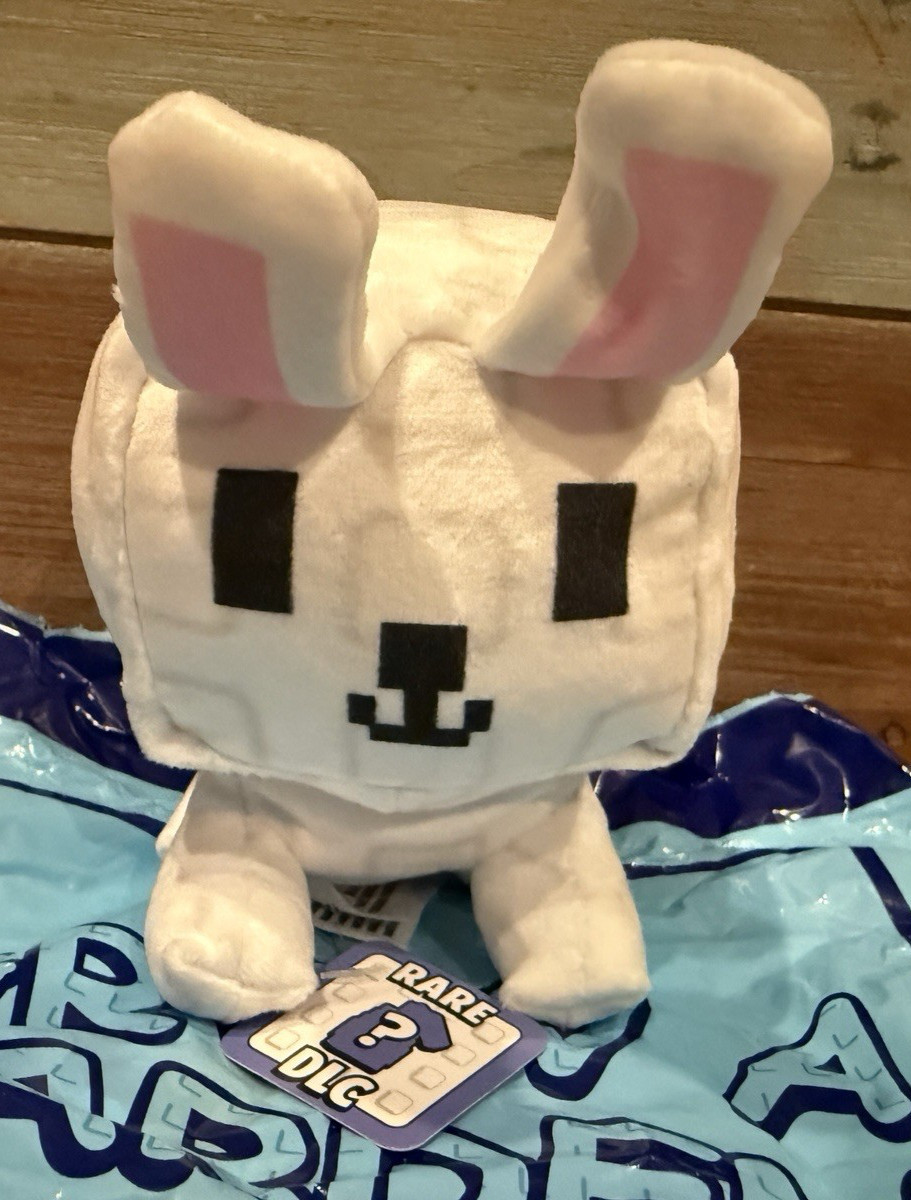 New Phatmojo Roblox Grow a Garden Bunny 4″ Mystery Mini Plush Figure w Rare Code