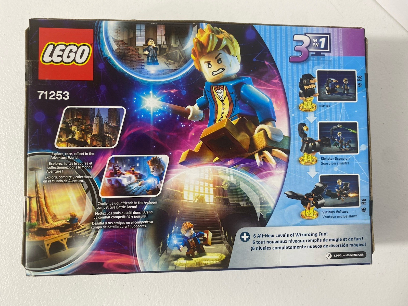 LEGO Dimensions 71253 Fantastic Beasts Story Pack Newt Scamander Factory Sealed