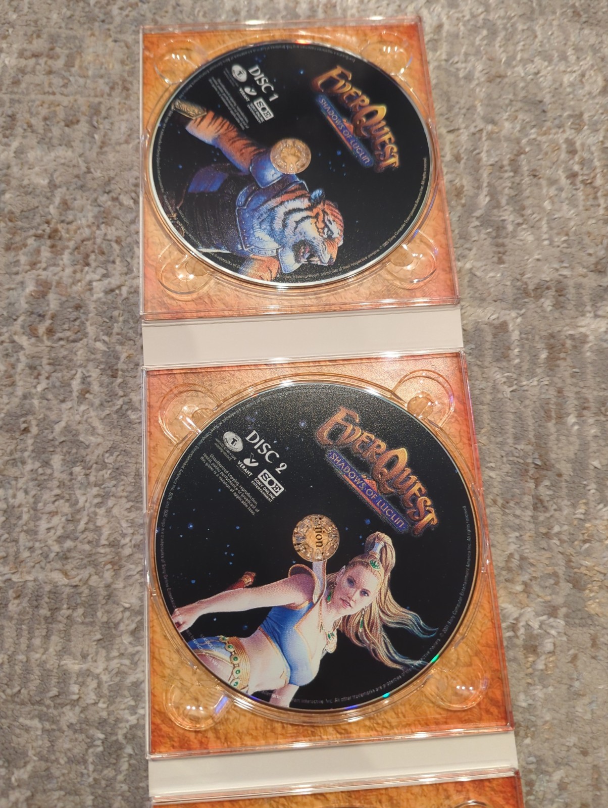 EverQuest + Shadows Of Lucin PC Game Big Box 1998 Lot With Extra Map See Descrip