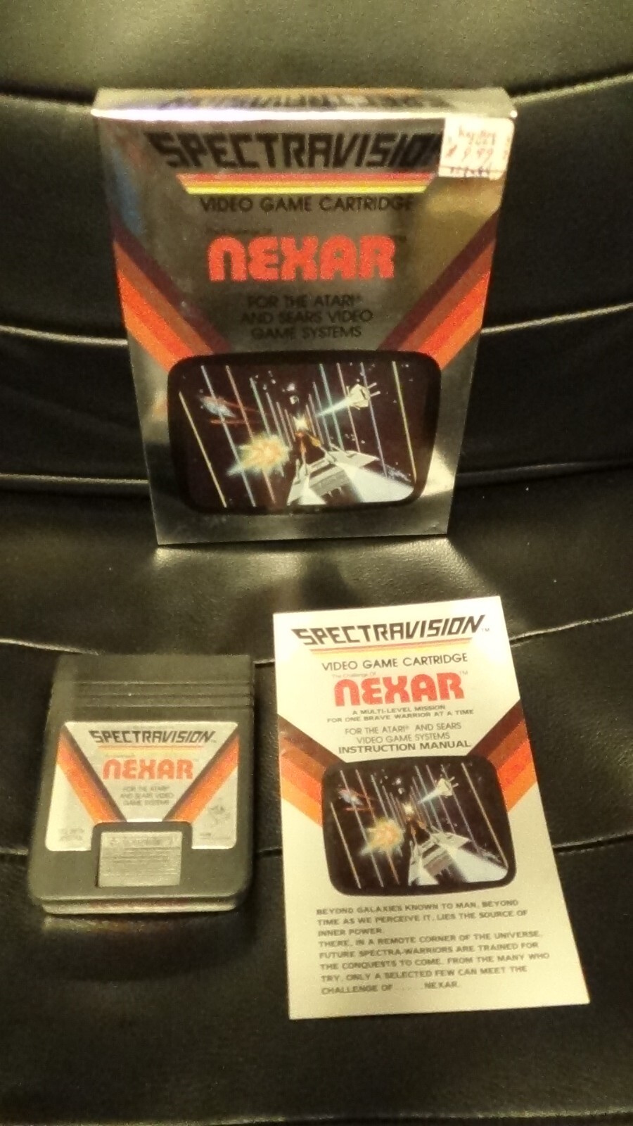 Challenge of Nexar Atari 2600 1982 SpectraVision Shoot ‘Em Up CIB Tested