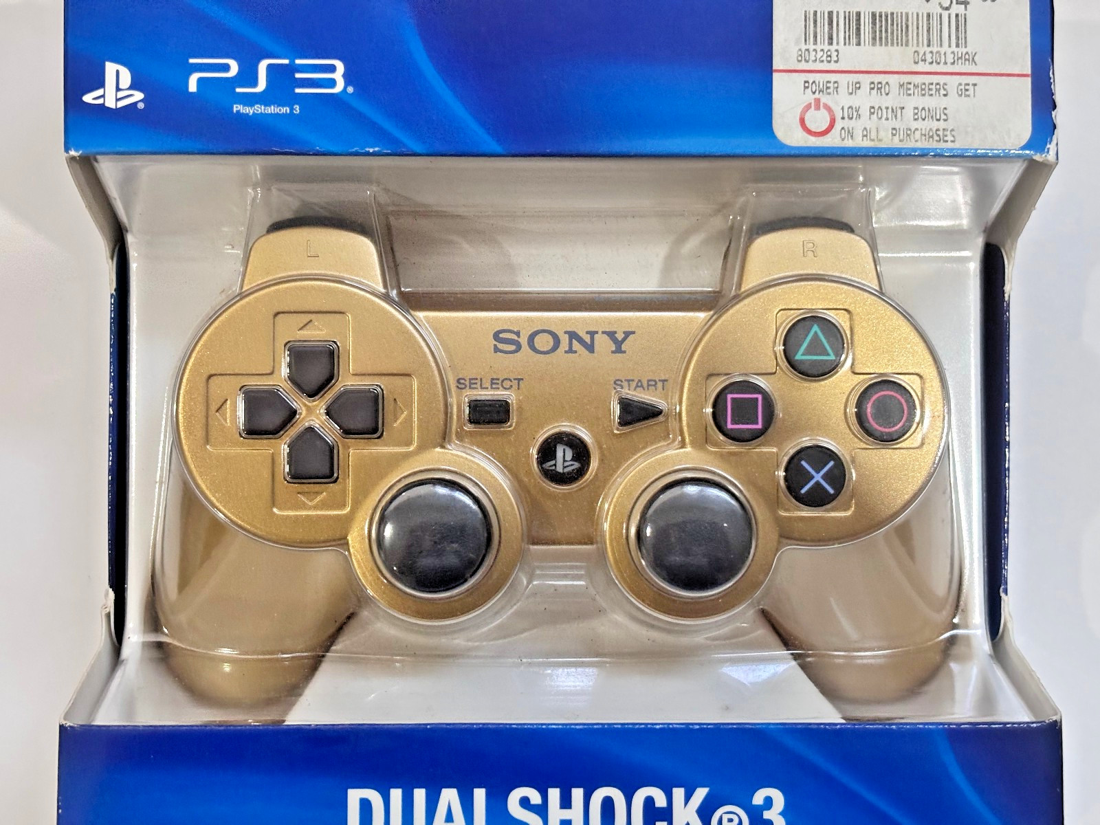 Sony PS3 OEM DualShock 3 (99070) Controller – Gold – NEW In Box!