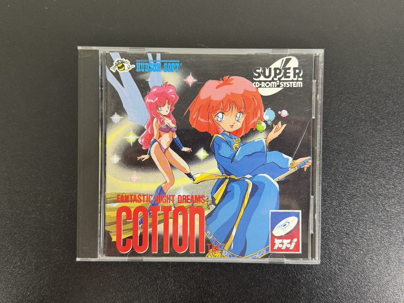 Cotton Fantastic Night Dreams TurboGrafx CD CIB Complete US Version Excellent