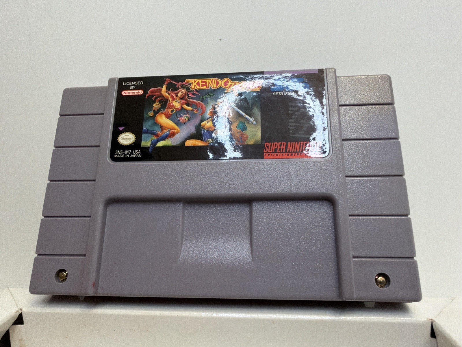 Kendo Rage SNES Super Nintendo Game CIB Complete VGC +Poster!