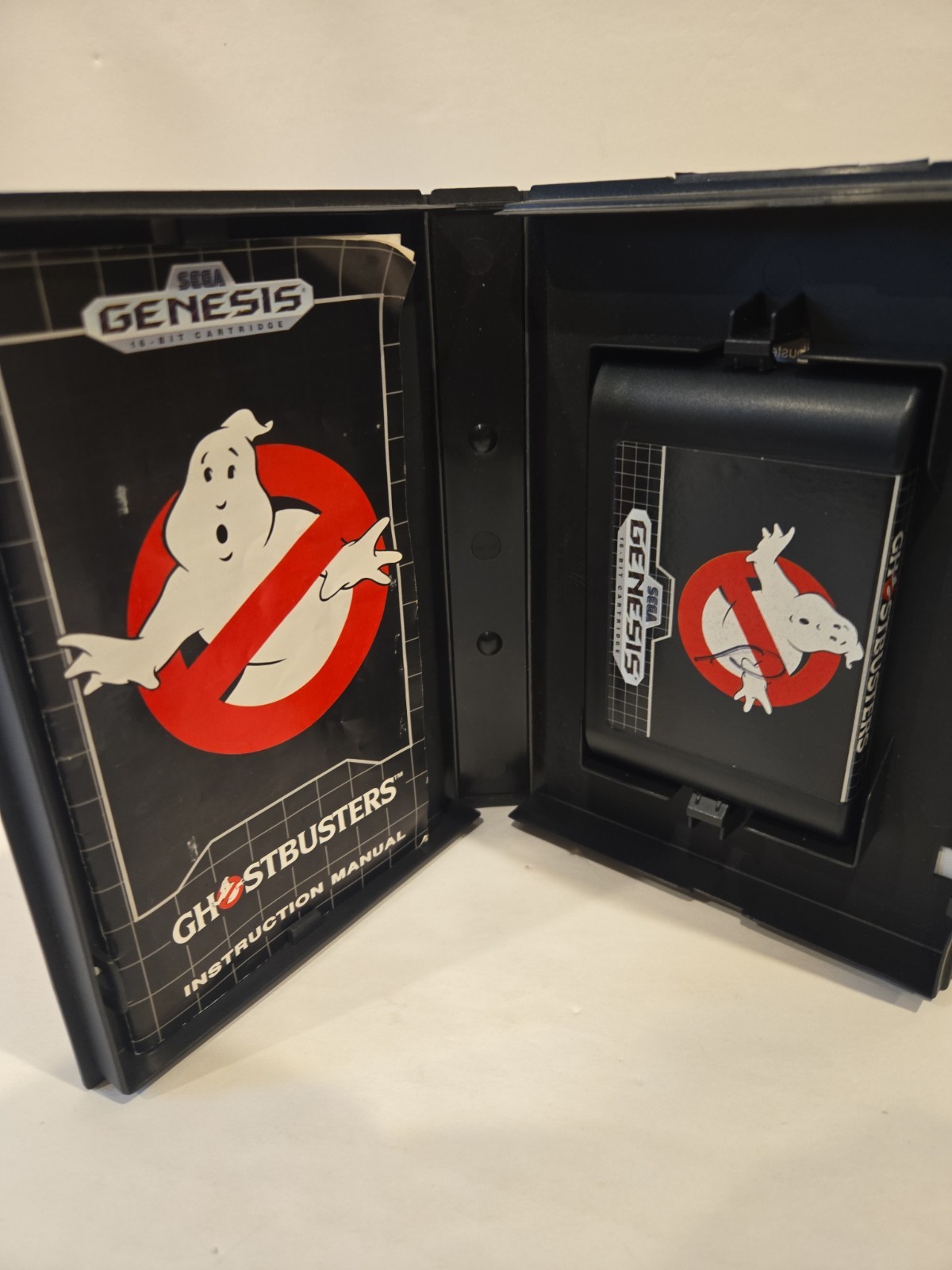 Ghostbusters (Sega Genesis, 1990) CIB Complete w/ Manual FREE SHIPPING