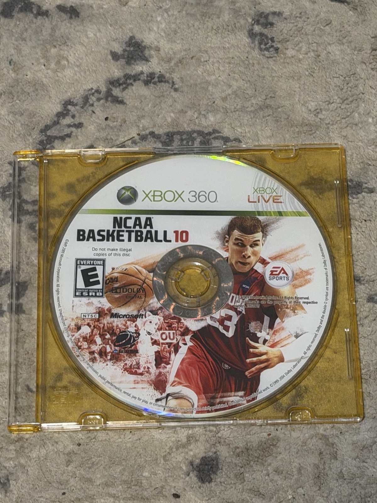 NCAA Basketball 10 (Microsoft Xbox 360, 2009)