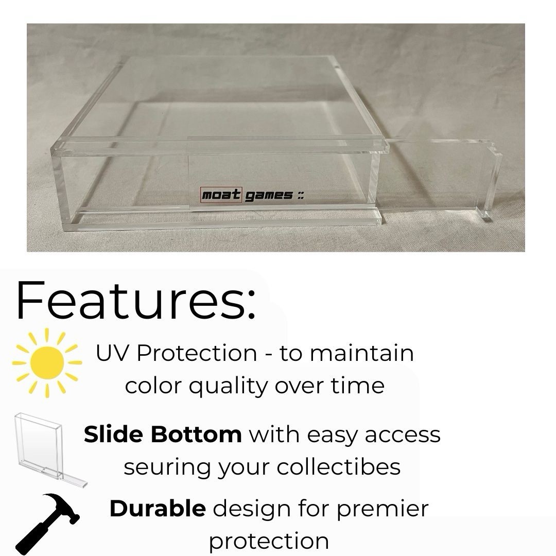 Acrylic Display Case for Nintendo Game Boy, Advance, & Color – UV Protection